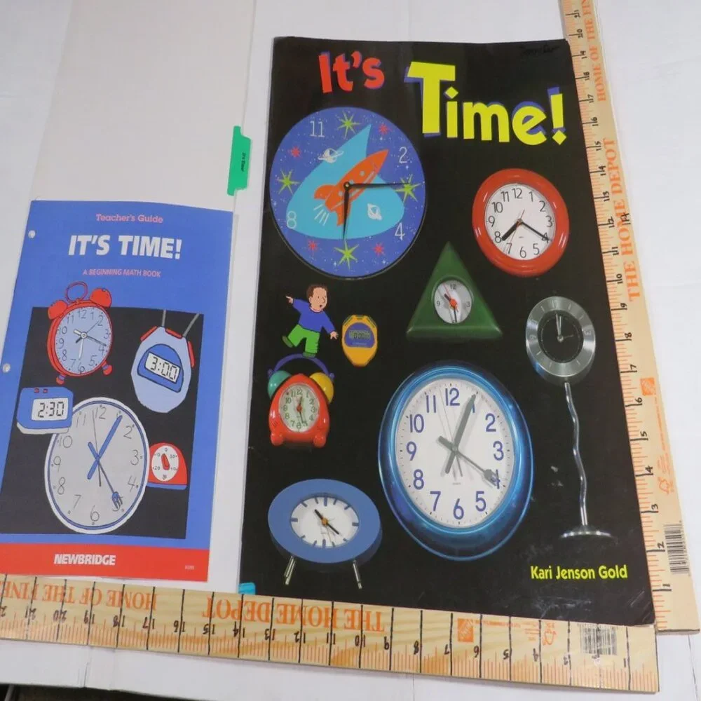 It’s Time BIG BOOK (almost 2 feet tall) with teacher pages CLASSROOM SIZE